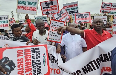 Niger Delta youths protest at NASS, submit petition to Akpabio over pipeline surveillance issue 8 IMG 3915