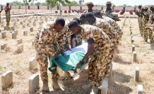 Army holds burial for Brig. Gen. Braimah and others killed in an attack in Borno 1 IMG 4942