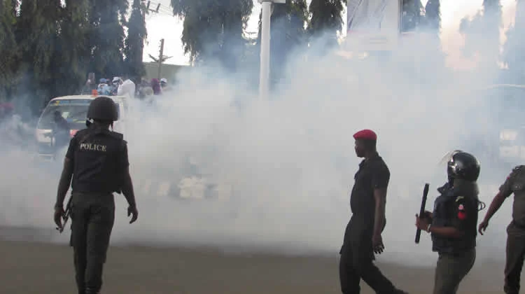 Police Fire Tear Gas at Pensioners During Protest at Lagos House